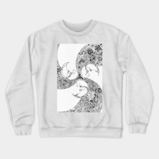 Fishes Classic Crewneck Sweatshirt by wanungara